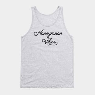 Honeymoon Vibes Newlywed Design Tank Top